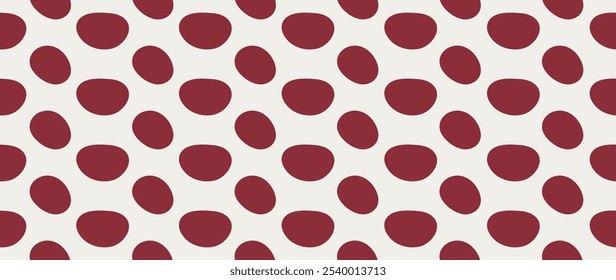 Vector flat background. Minimalist trendy abstract polka dot pattern on a light background. Perfect for screensaver, poster, card, invitation or home decor.