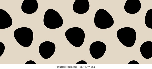 Vector flat background. Minimalist trendy abstract polka dot pattern. Perfect for screensaver, poster, card, invitation or home decor.