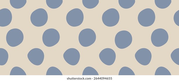 Vector flat background. Minimalist trendy abstract polka dot pattern. Perfect for screensaver, poster, card, invitation or home decor.