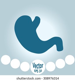 Vector flat belly icon
