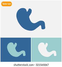 Vector flat belly icon.