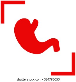 Vector flat belly icon.