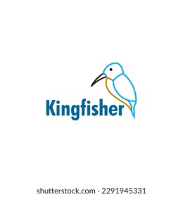 vector flat bird icon logo	
