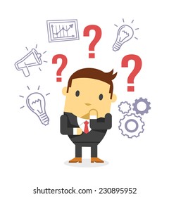 Vector flat business illustration