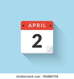 Vector Flat Calendar Icon design. Business symbol daily calendar design icon.