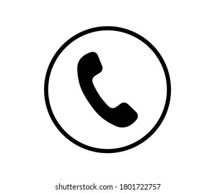 icono de llamada plana vector, icono de teléfono, icono de teléfono, símbolo móvil, icono de smartphone.