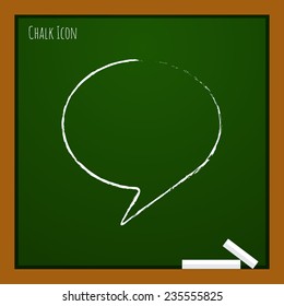 Vector flat callout icon isolated outline. Eps10