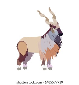 vector flat cartoon animal clip art