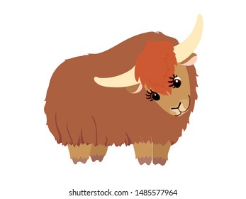 Vector Flat Cartoon Animal Clip Art