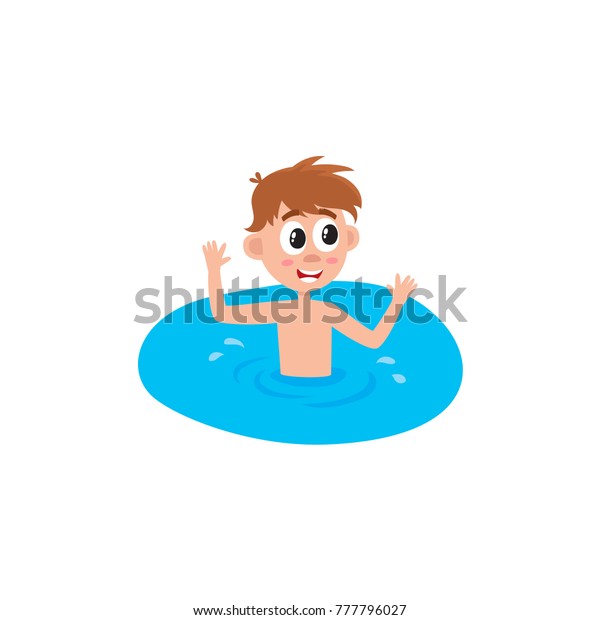 Vector Flat Cartoon Children Summer Camp Stock Vector (Royalty Free ...