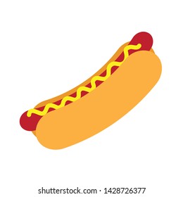 Hot Dog Emoji Vector Stock Vector (Royalty Free) 1269308032 | Shutterstock