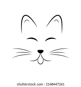 Vector Flat Cat Nose Isolated On Stock Vector (Royalty Free) 2148447261 ...