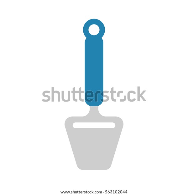 Vector flat cheese knife
icon template