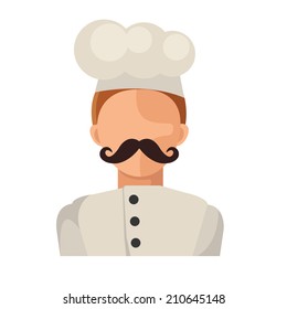 Vector Flat Chef Icon