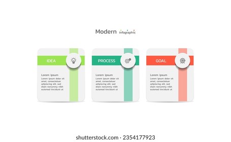 Vector flat circular diagram business infographic