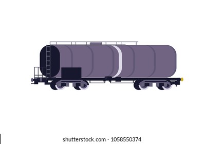 Vector flat cistern wagon 