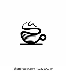 Vector flat coffee logo sample. Beautiful coffee brand template. 
Good for coffee and tea store, shop, also cafe and restaurant.