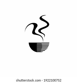 Vector flat coffee logo sample. Beautiful coffee brand template. 
Good for coffee and tea store, shop, also cafe and restaurant.