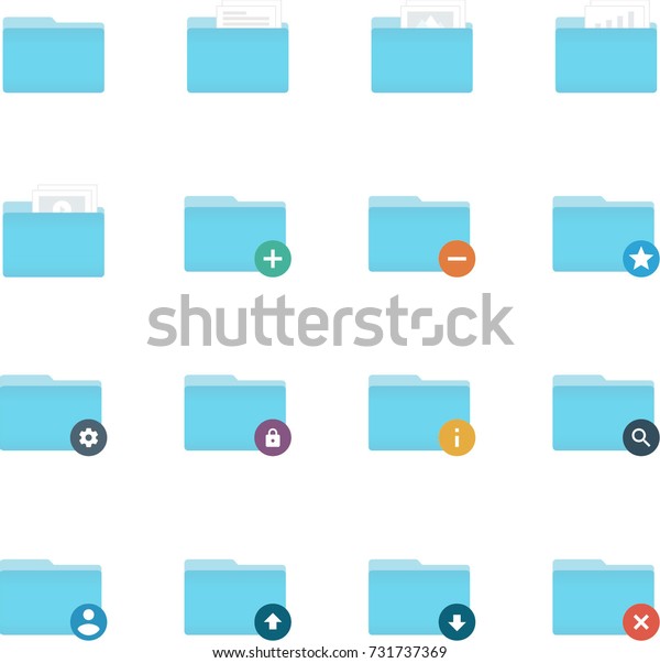 Vector Flat Computer File Types Icon Stock Vector (royalty Free 