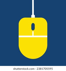 vector flat computer mouse vektor
