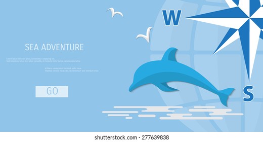 Vector flat concept of World travel and tourism. Holidays and vacation. Concepts for web banners and promotional materials.