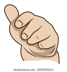 vector flat cute baby hand icon isolated on white background.
