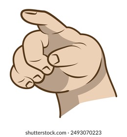 vector flat cute baby hand icon isolated on white background.
