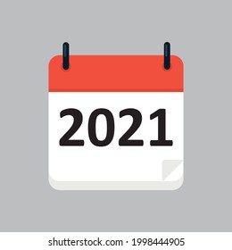 Icono de calendario diario plano vectorial. Fecha y hora, día, mes. Vacaciones.