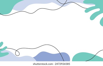 Vector flat design abstract background design