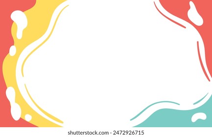Vector flat design abstract background design