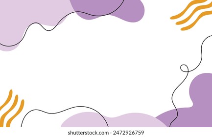 Vector flat design abstract background design