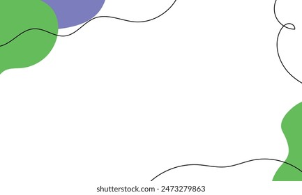 Vector flat design abstract background design