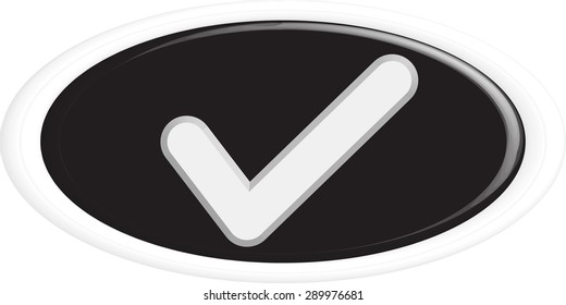 Vector Flat Design Check Marks Icons. Different Variations of Ticks and Crosses Represents Confirmation, Right and Wrong Choices, Task Completion, Voting.