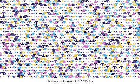 Fondo geométrico colorido del triángulo del mosaico del diseño plano del Vector