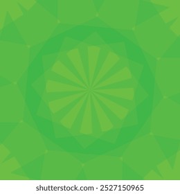 Vector flat design green  swirl background illustration