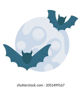 Vector flat design Halloween icon