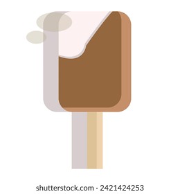 vector flat design ice cream