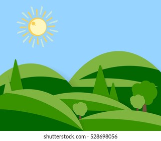 vector flat design. Illustration of the summer vacation. elements for your design. Eps10