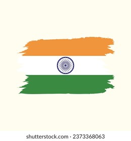 vector flat design India national emblems