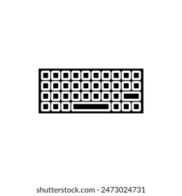 Vector Flat Design Keyboard Icons.