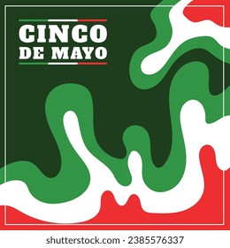 vector flat design mexico Cinco de mayo concept template background