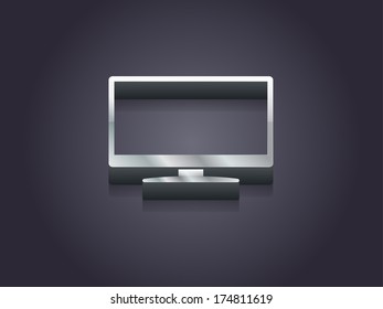 Vector Flat Design style illustration of website analytics search information concept