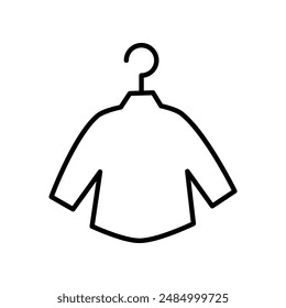 Vector flat design symbol t-shirt icon.