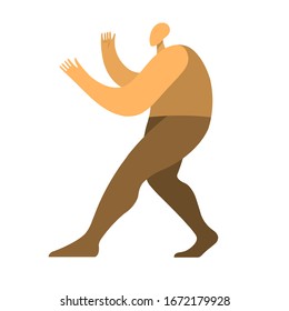Vector flat dummy. Icon. Web