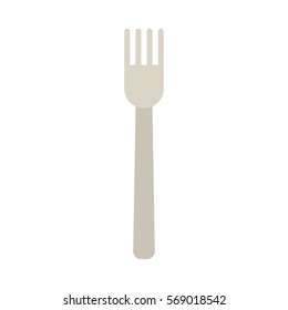 Vector flat fork icon