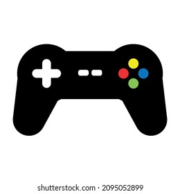 Vector flat Game console joystick isolated on white background