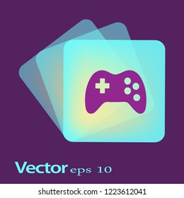 Vector flat Gaming Joystick Icon