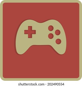 Vector flat Gaming Joystick Icon