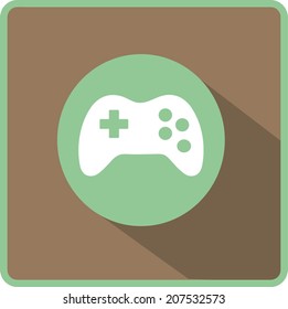 Vector flat Gaming Joystick Icon