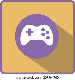 Vector flat Gaming Joystick Icon